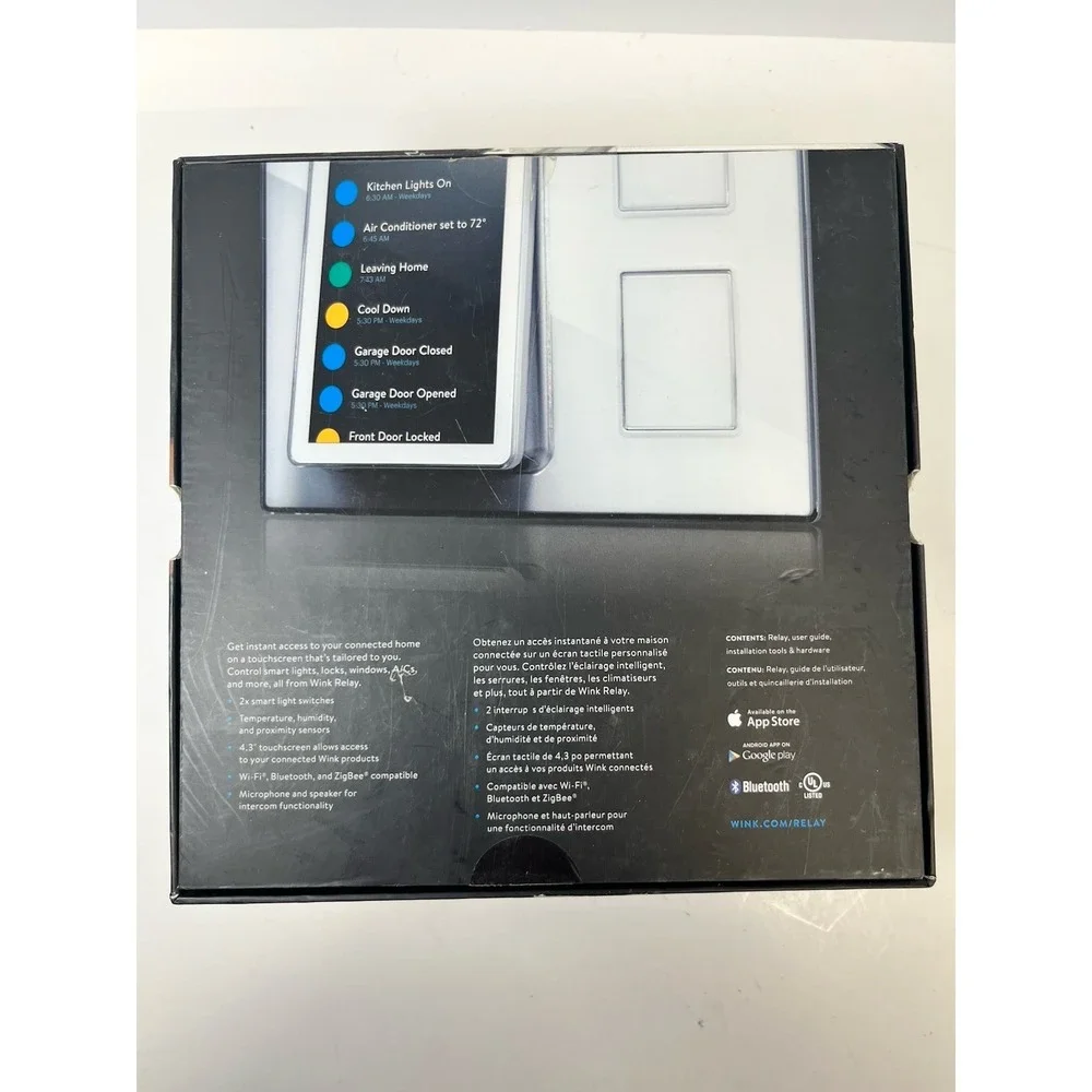 Wink Relay Wall-Mounted Smart Home Controller 4.3
